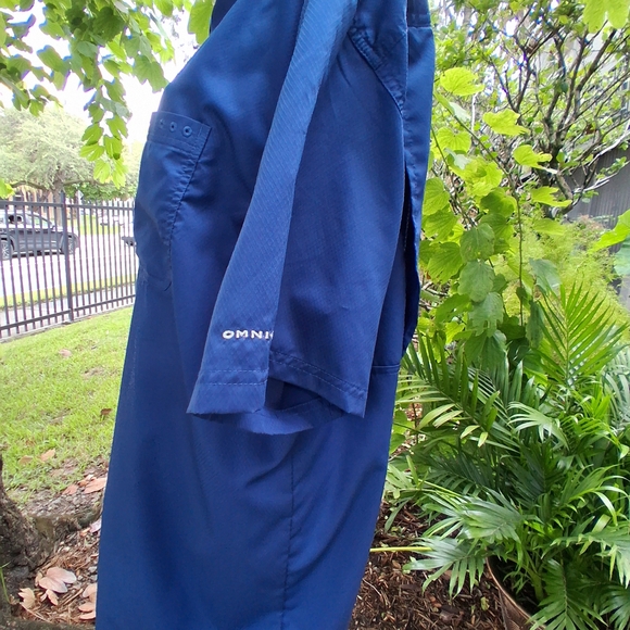 🔥COLUMBIA OMNI SHADE Men's Casual Vented Button Down SHIRT XL EUC - Picture 5 of 9